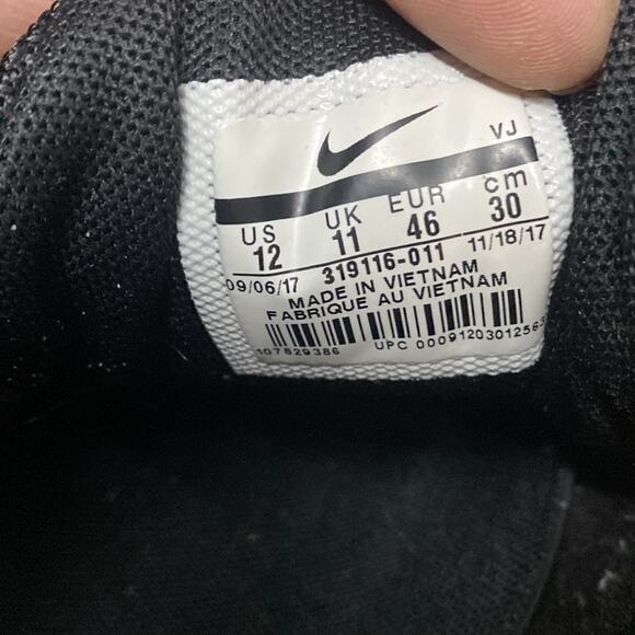 Nike Air Max Torch 3 Black Gray Running Shoes 319116-011 - Men's 12 - Picture 12 of 12